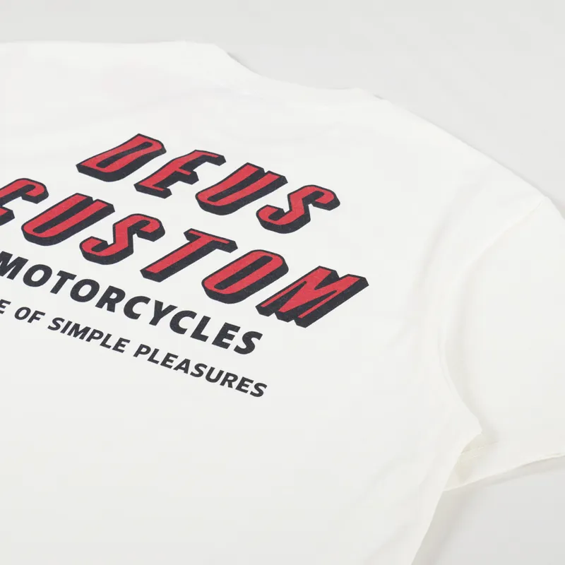 Deus Ex Machina Shimmy T Shirt Vintage White-2