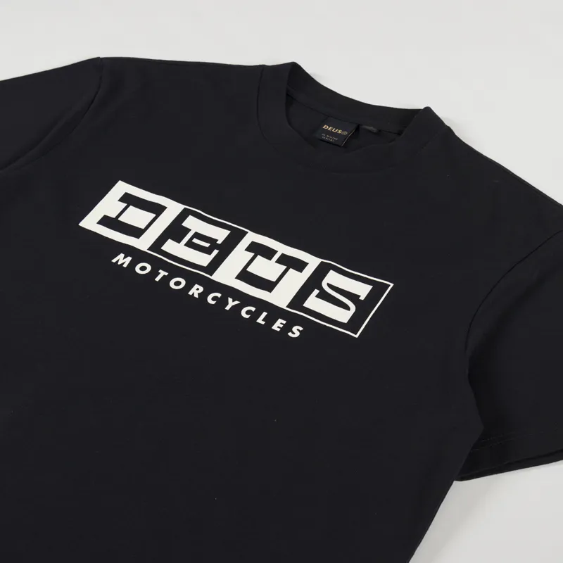 Deus Ex Machina Overturn T Shirt Black-1