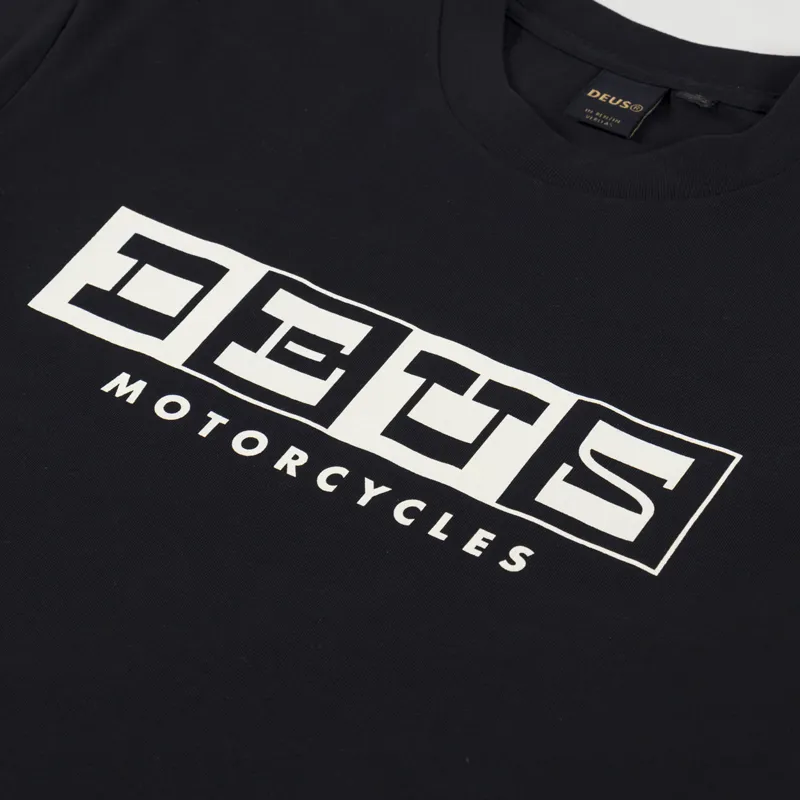 Deus Ex Machina Overturn T Shirt Black-2