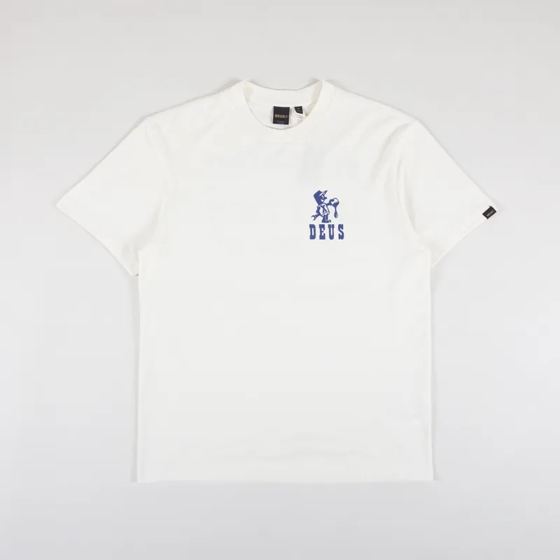 Deus Ex Machina Old Town T Shirt Dirty White-1