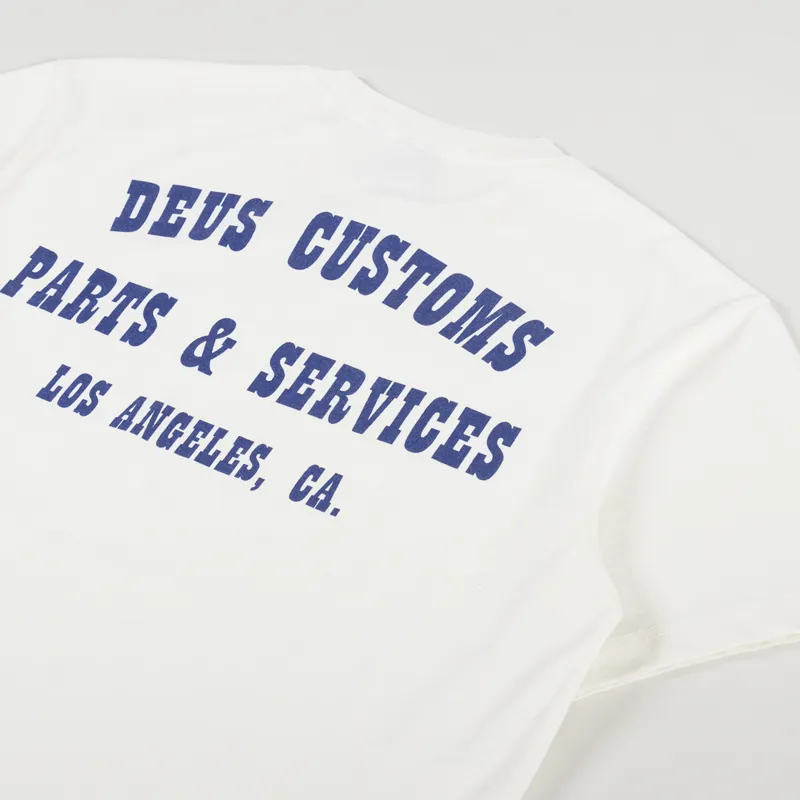 Deus Ex Machina Old Town T Shirt Dirty White-2