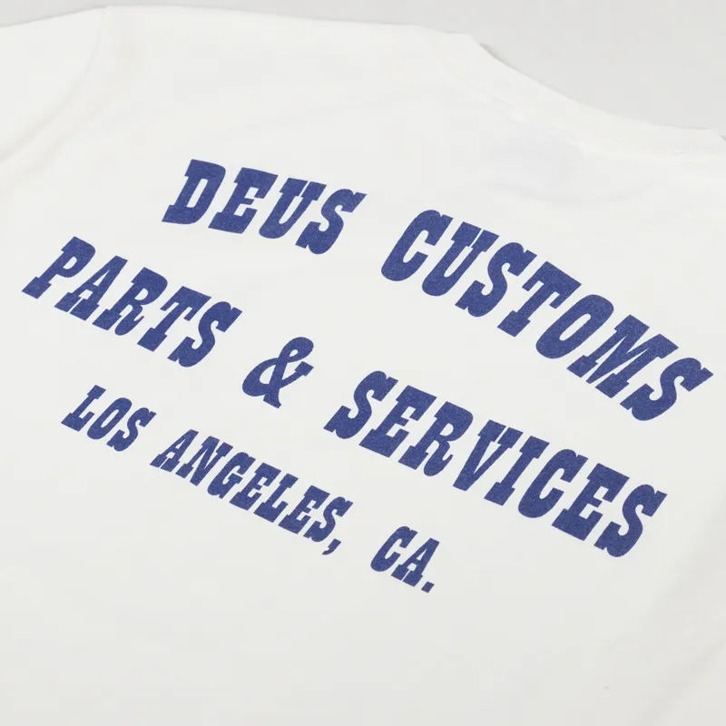 Deus Ex Machina Old Town T Shirt Dirty White-4