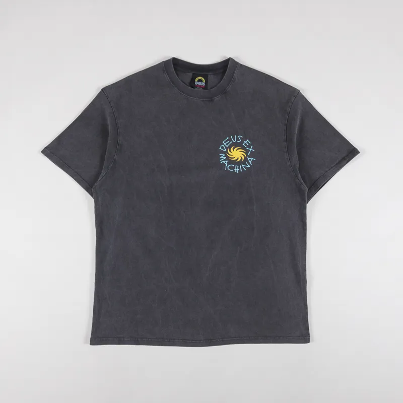 Deus Ex Machina Custom Leisure T Shirt Anthracite-1