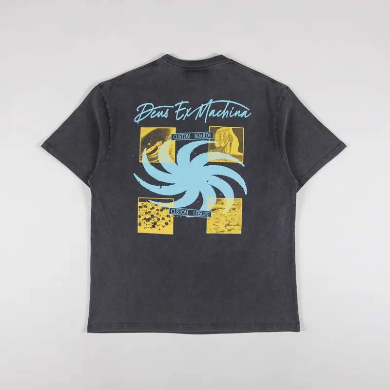 Deus Ex Machina Custom Leisure T Shirt Anthracite
