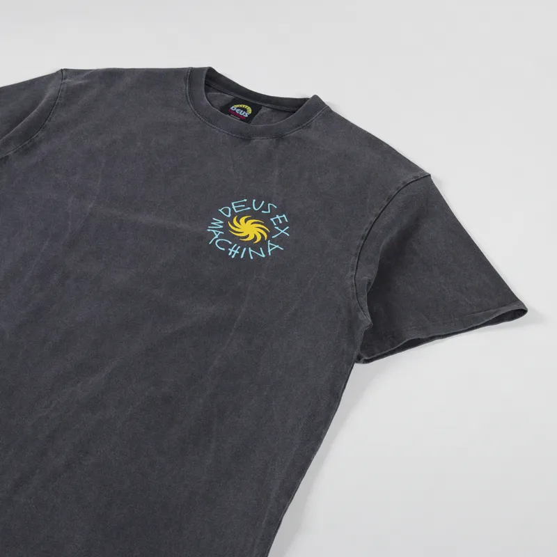 Deus Ex Machina Custom Leisure T Shirt Anthracite-3