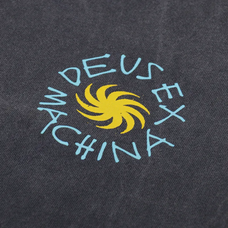 Deus Ex Machina Custom Leisure T Shirt Anthracite-5