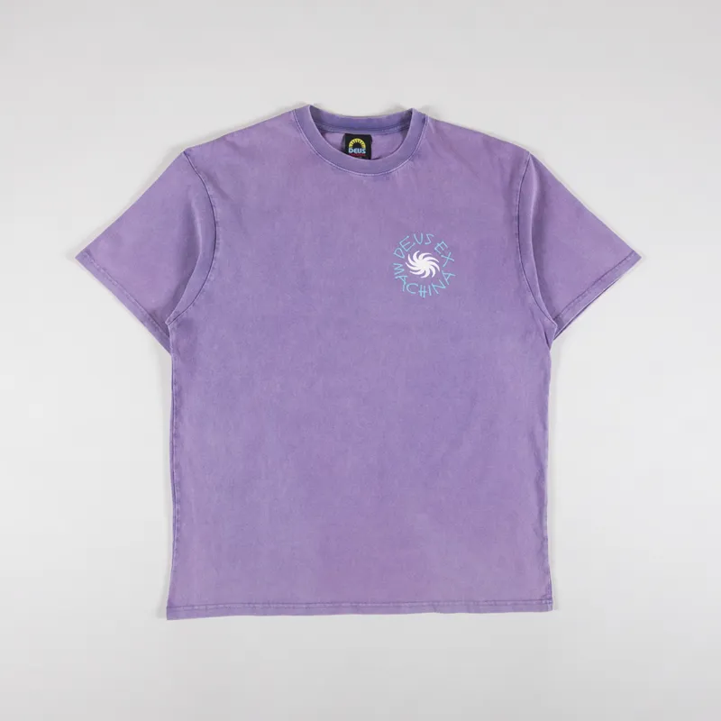 Deus Ex Machina Custom Leisure T Shirt Deep Blue-1