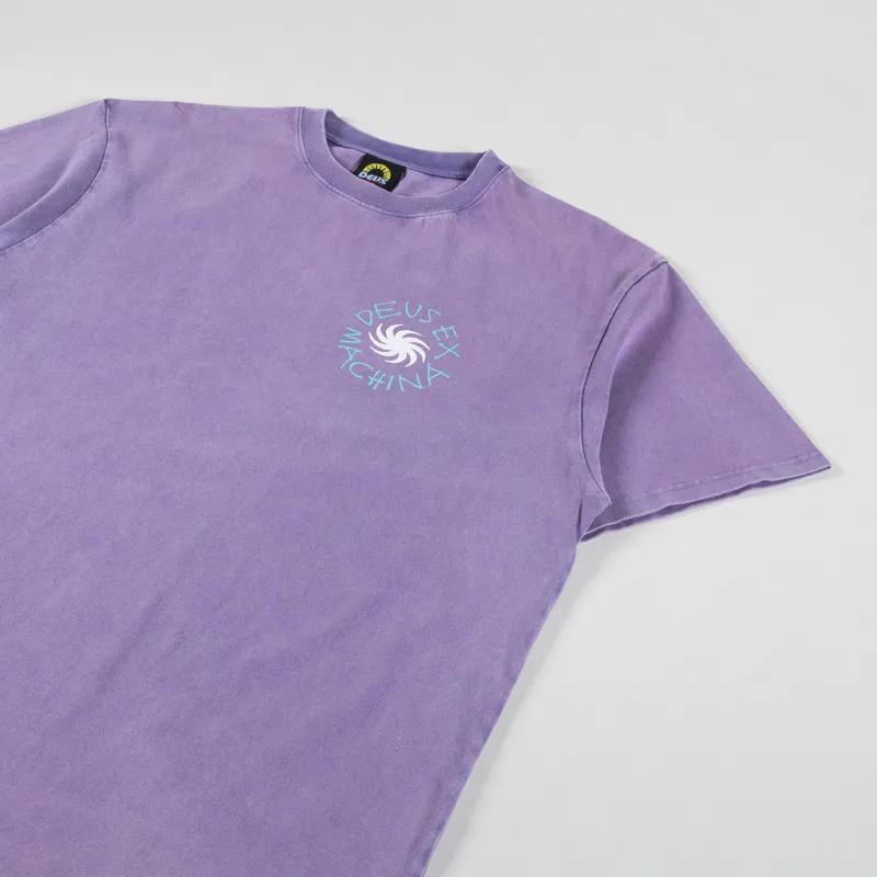 Deus Ex Machina Custom Leisure T Shirt Deep Blue-3