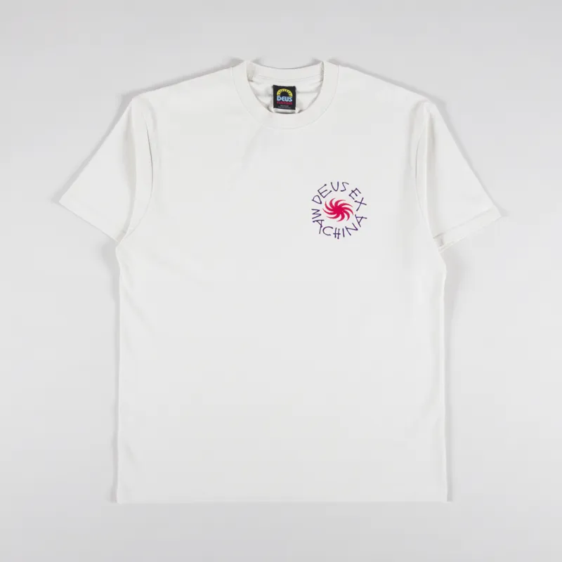 Deus Ex Machina Custom Leisure T Shirt Dirty White-1