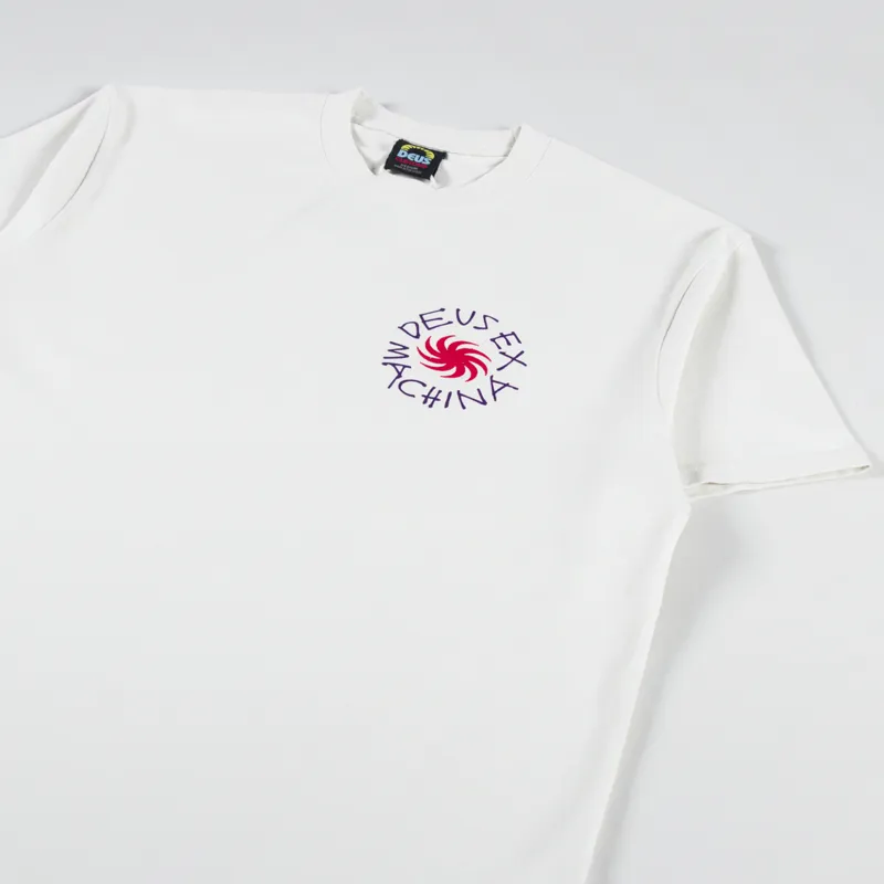 Deus Ex Machina Custom Leisure T Shirt Dirty White-3