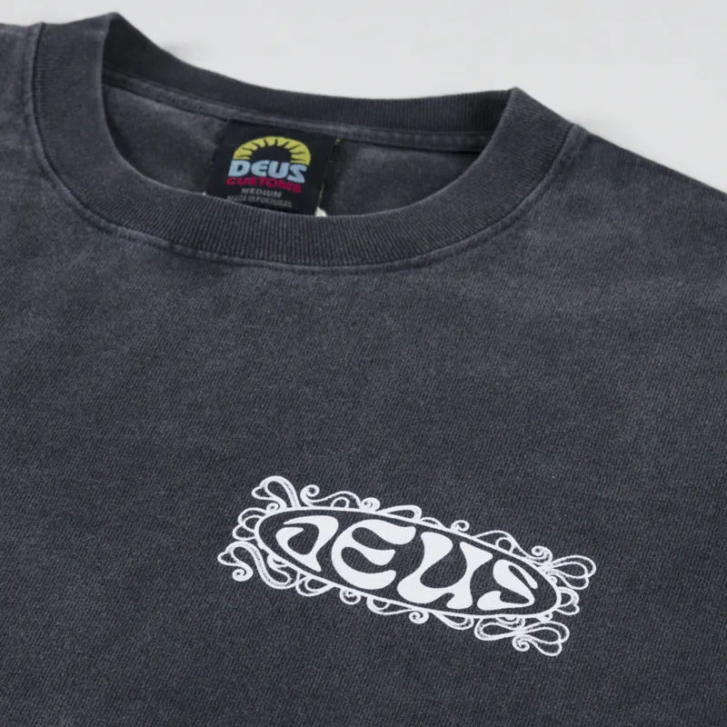 Deus Ex Machina Paddle T Shirt Anthracite-5