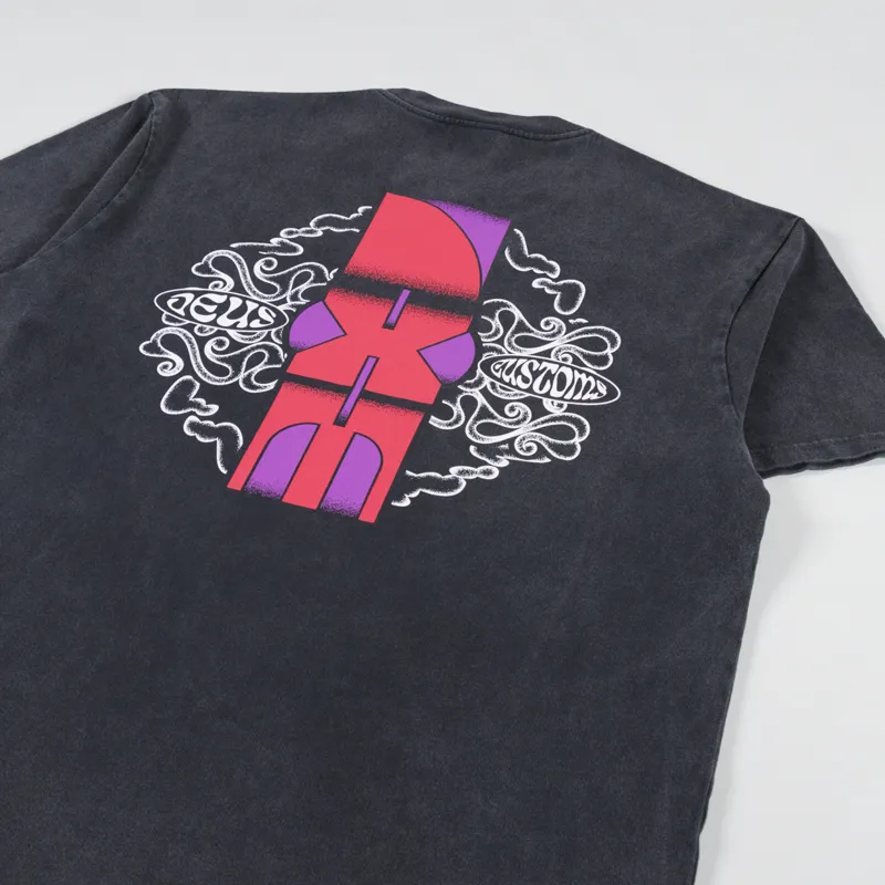 Deus Ex Machina Paddle T Shirt Anthracite-2