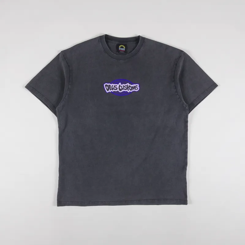 Deus Ex Machina Jam T Shirt Anthracite-1