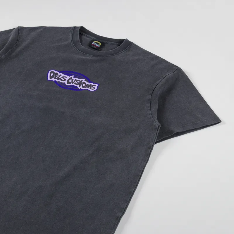 Deus Ex Machina Jam T Shirt Anthracite-3