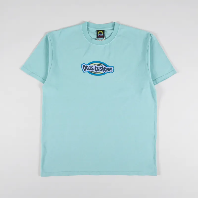 Deus Ex Machina Jam T Shirt Blue Turquoise-1