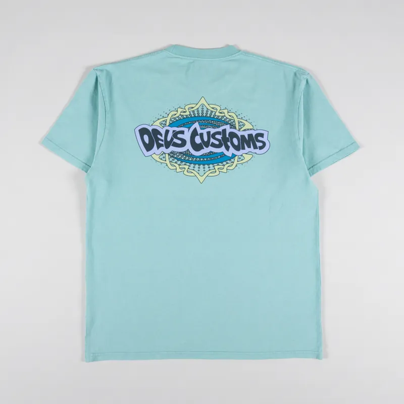 Deus Ex Machina Jam T Shirt Blue Turquoise