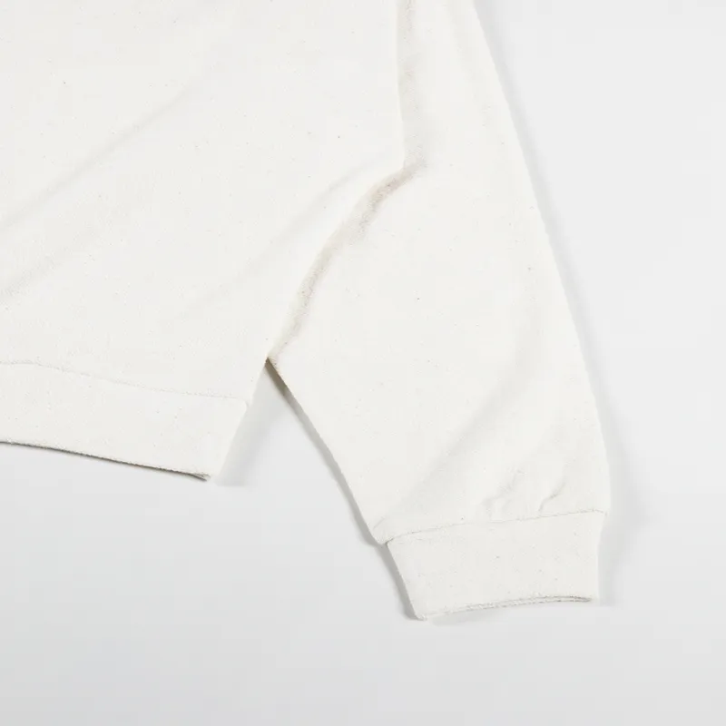 Rhythm Womens Reverse Terry Slouch Fleece Natural-9