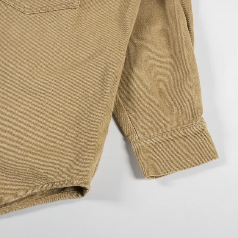 Rhythm Womens Claude Drill Shacket Caramel-10