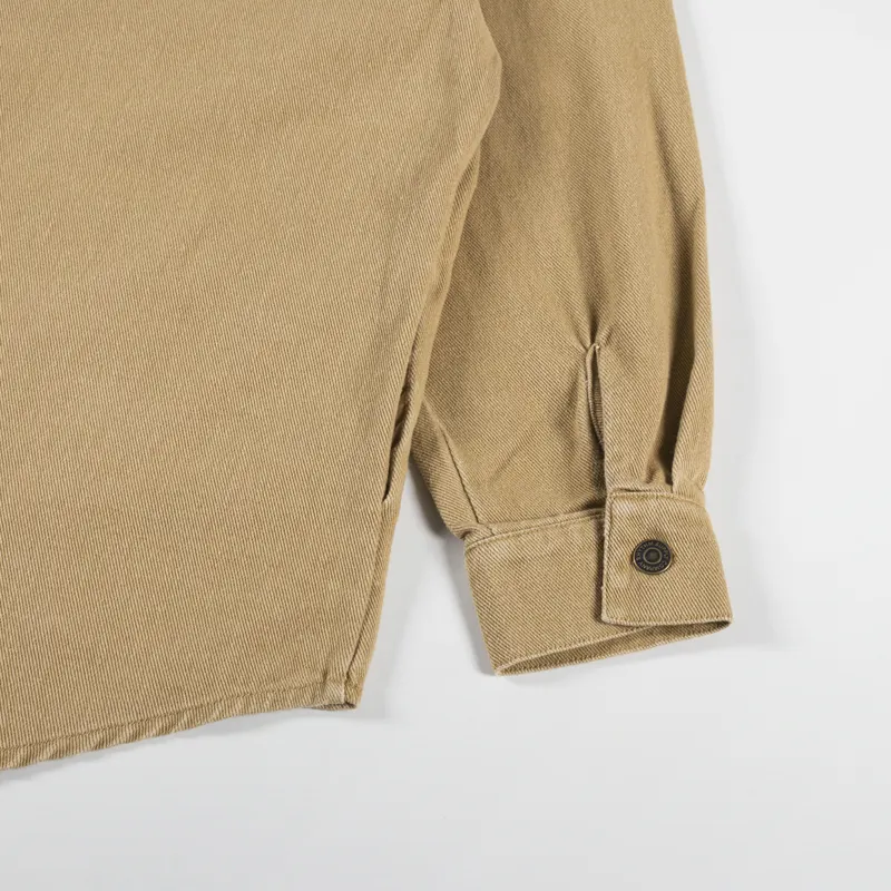 Rhythm Womens Claude Drill Shacket Caramel-11