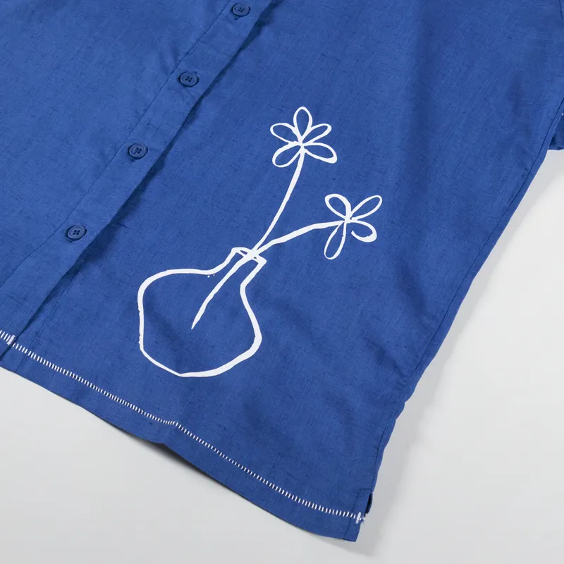 Rhythm Womens Bobby Shirt Blue-8