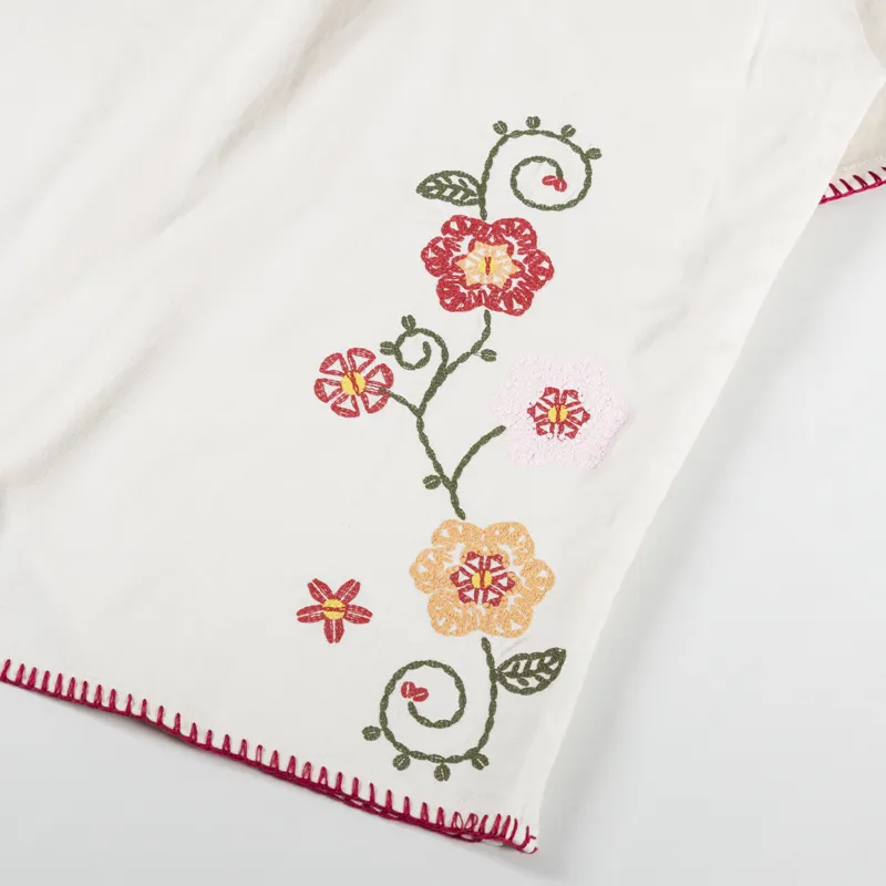 Rhythm Womens Reflection Short Sleeve Shirt Natural-8