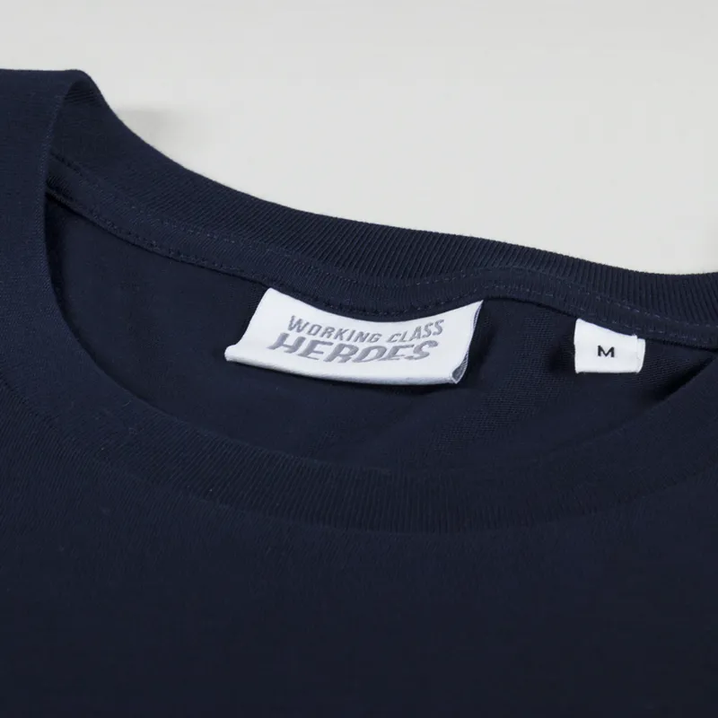 Working Class Heroes X Becki Gill T Shirt Navy-4
