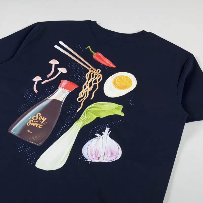 Working Class Heroes X Becki Gill T Shirt Navy-6