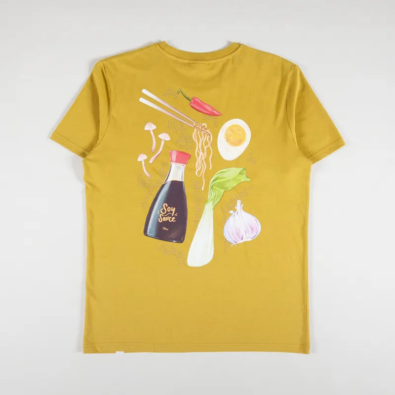 Working Class Heroes X Becki Gill Regular Fit T Shirt Ochre