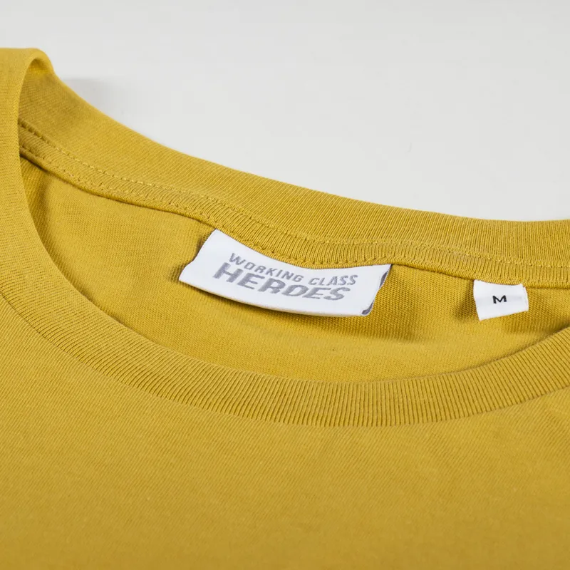 Working Class Heroes X Becki Gill Regular Fit T Shirt Ochre-4