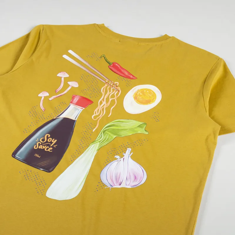 Working Class Heroes X Becki Gill Regular Fit T Shirt Ochre-6