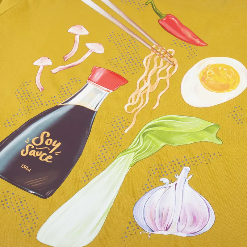 Working Class Heroes X Becki Gill Regular Fit T Shirt Ochre-7