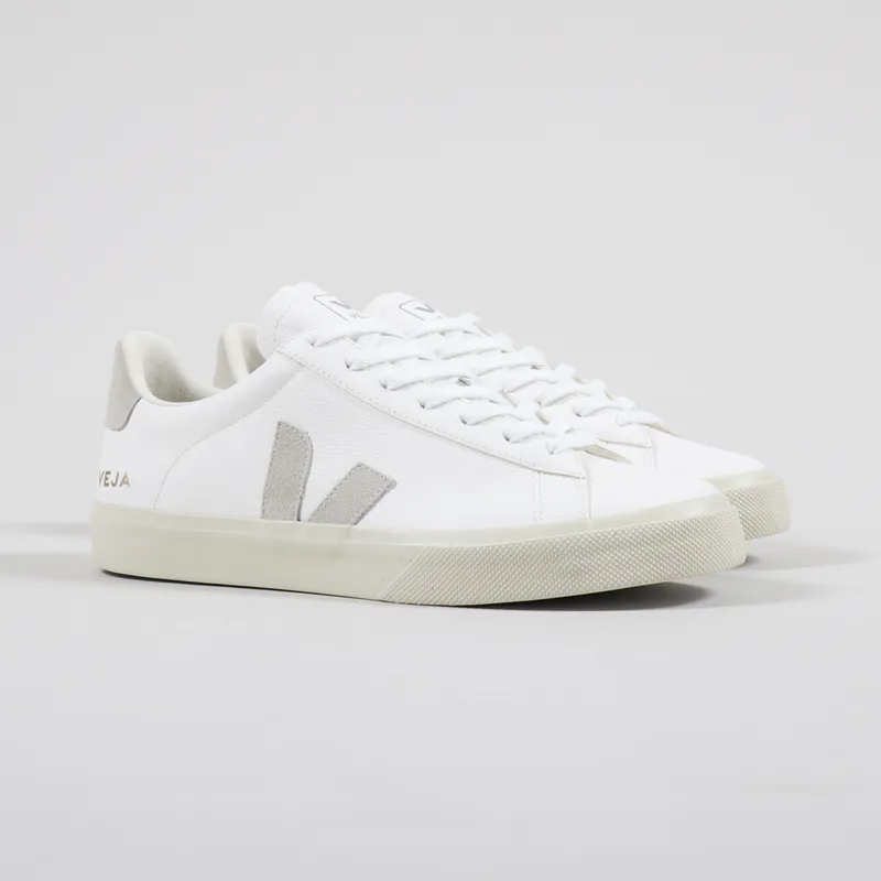 campo chromefree extra white natural suede