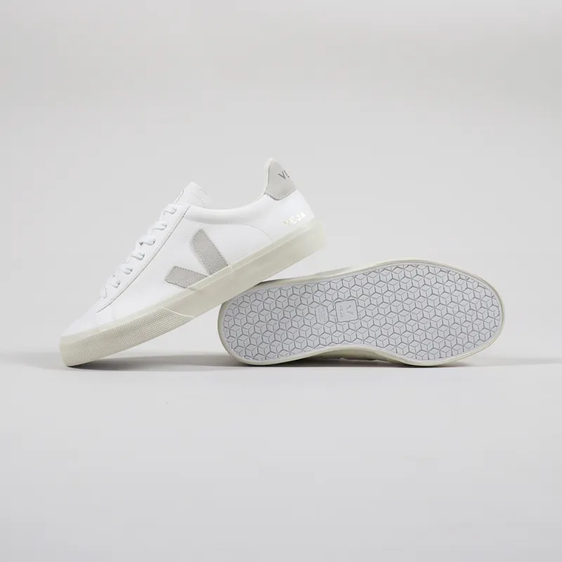 campo chromefree extra white natural suede