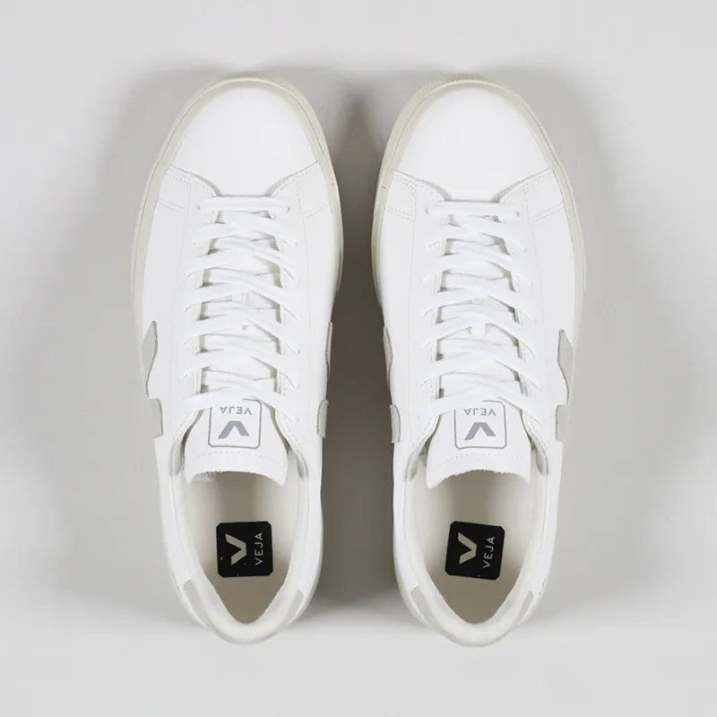 campo chromefree extra white natural suede