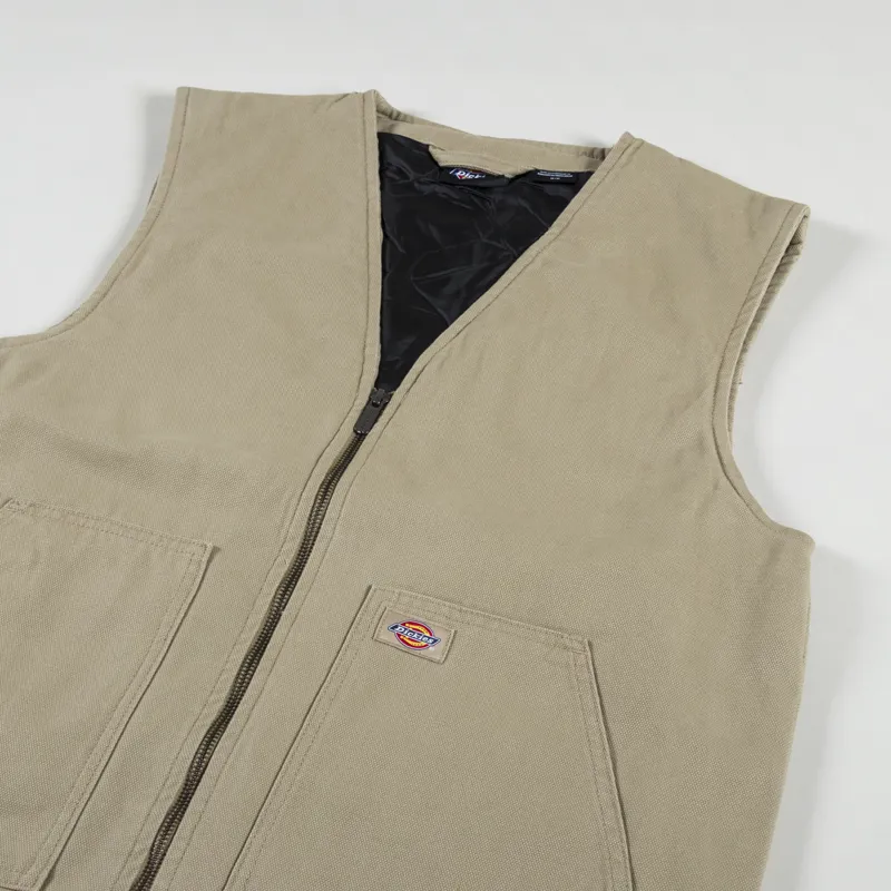 Dickies Duck Canvas Vest Desert Sand-3