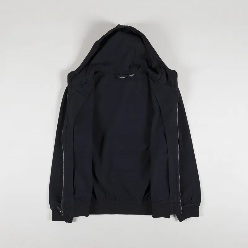 Dickies Duck Canvas Unlined Hooded Jacket Black-1