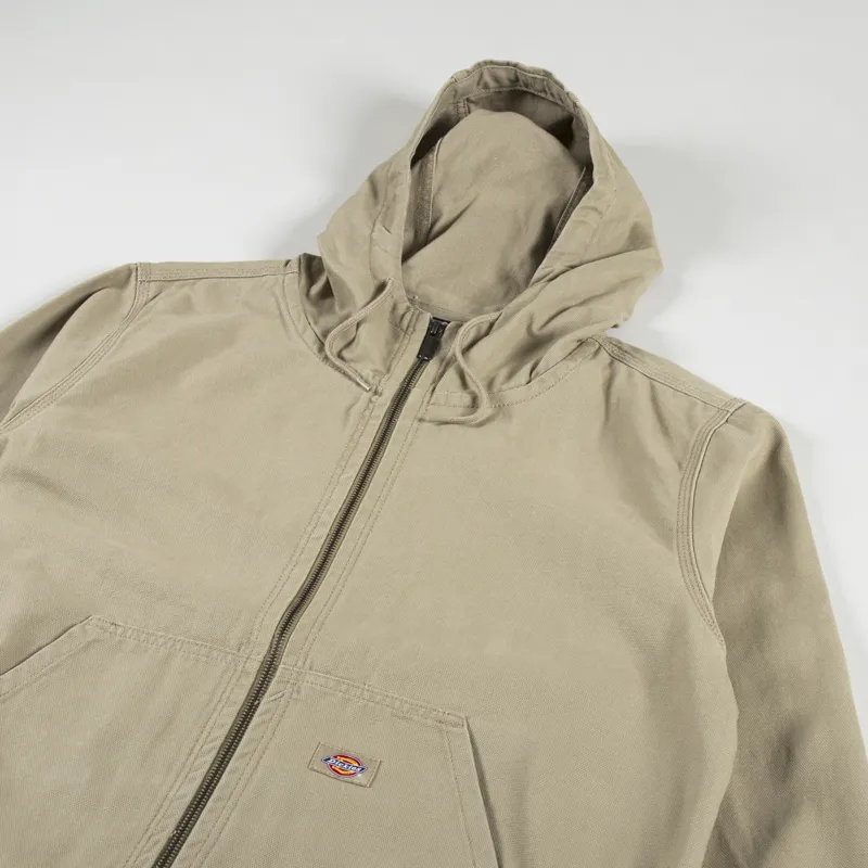 Dickies Duck Canvas Unlined Hooded Jacket Desert Sand-3