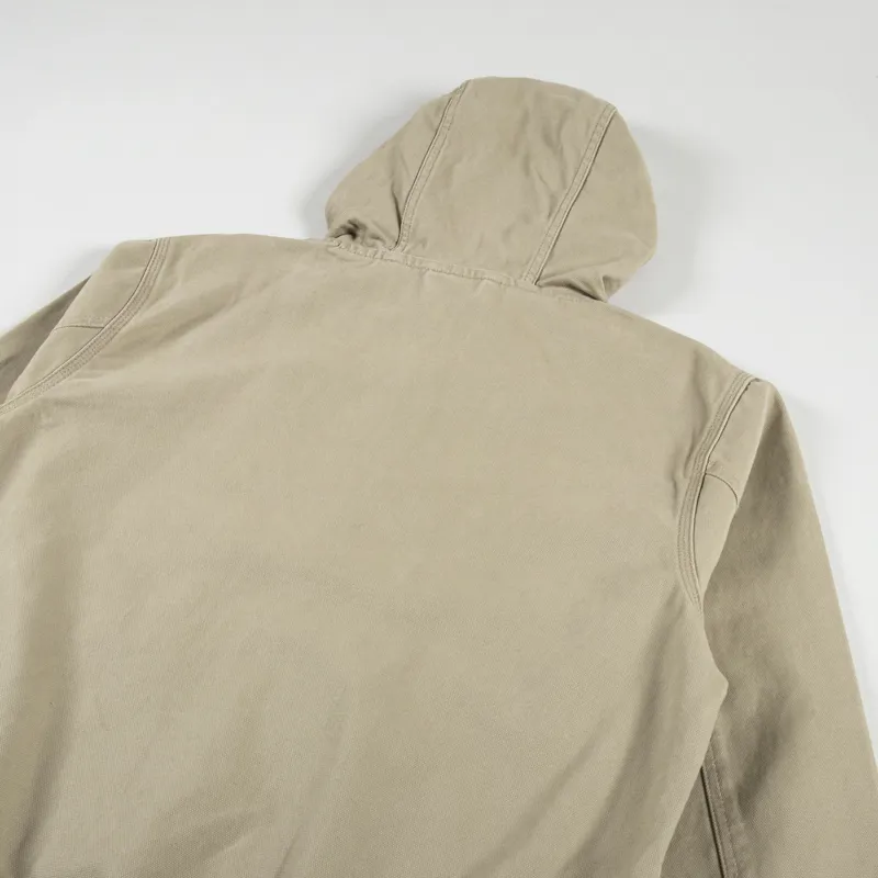 Dickies Duck Canvas Unlined Hooded Jacket Desert Sand-5