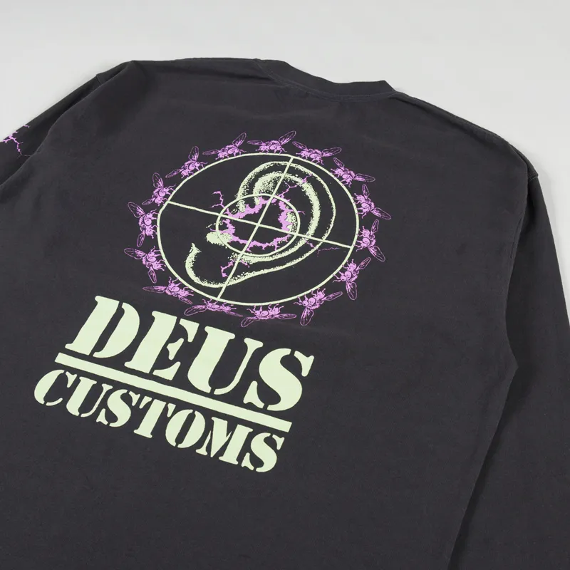 Deus Ex Machina Pub Nuisance T Shirt Anthracite-2