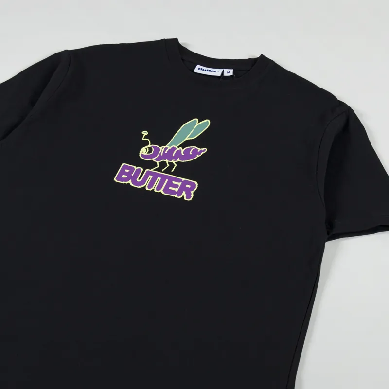 Butter Goods Dragonfly T Shirt Black-1