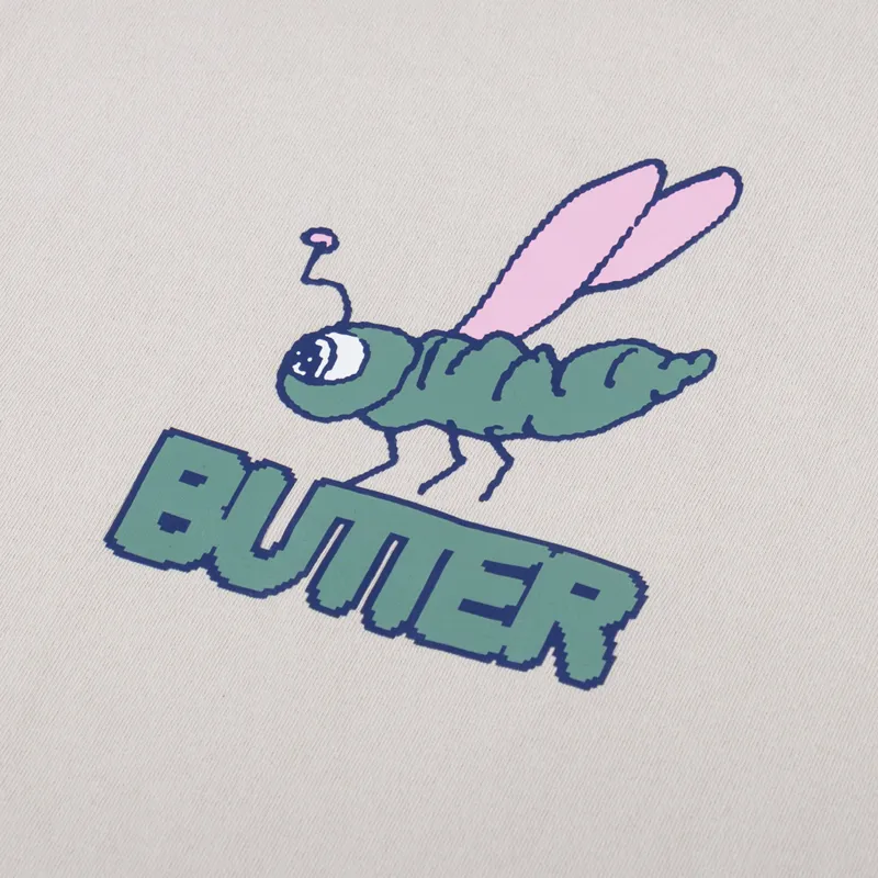 Butter Goods Dragonfly T Shirt Sand-1