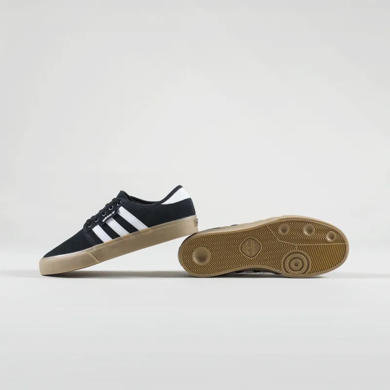Adidas Skateboarding Seeley XT Shoes Black White Gum-3