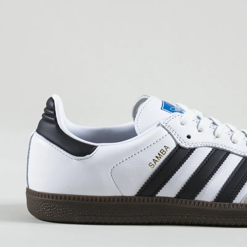 Adidas Samba ADV Shoes White Black Gum