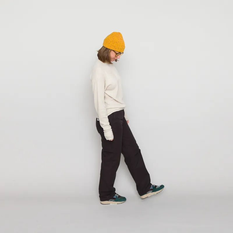 Girls of Dust Womens Zipper Pullover Baby Waffle Greige-5