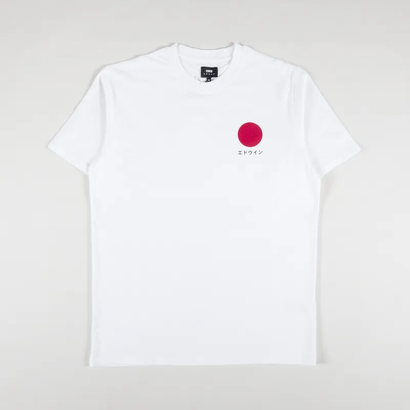 Edwin Japanese Sun T Shirt White