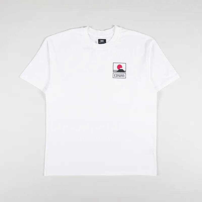 Tシャツ・カットソー EDWIN Men T-shirt White I035028 0267 Edwin Men's Uniform T-Shirt in White Edwin
