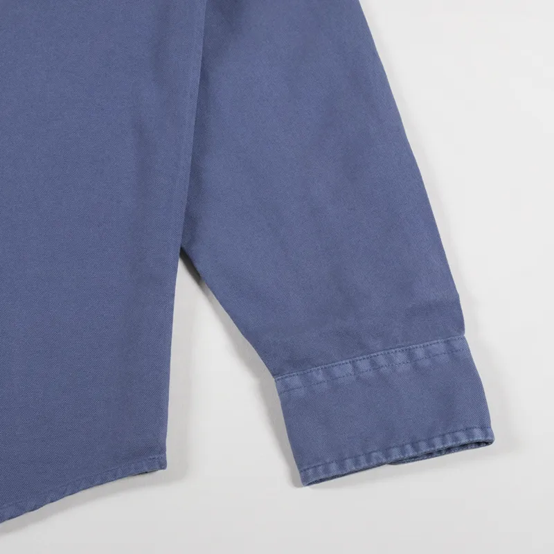 Carhartt WIP Long Sleeve Bolton Shirt Hudson Blue-6