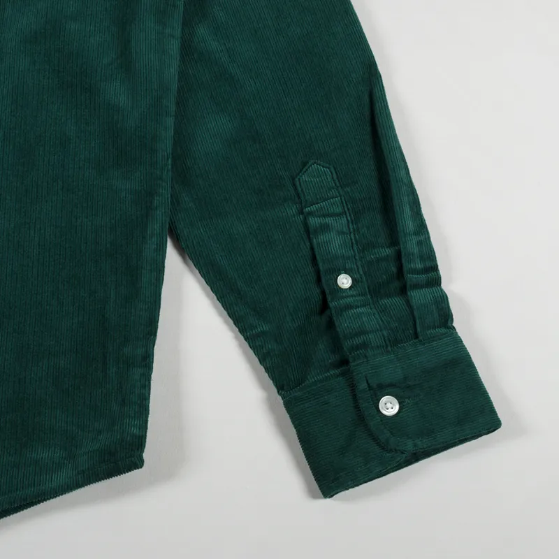 Carhartt WIP Long Sleeve Madison Fine Cord Shirt Chervil Black-6