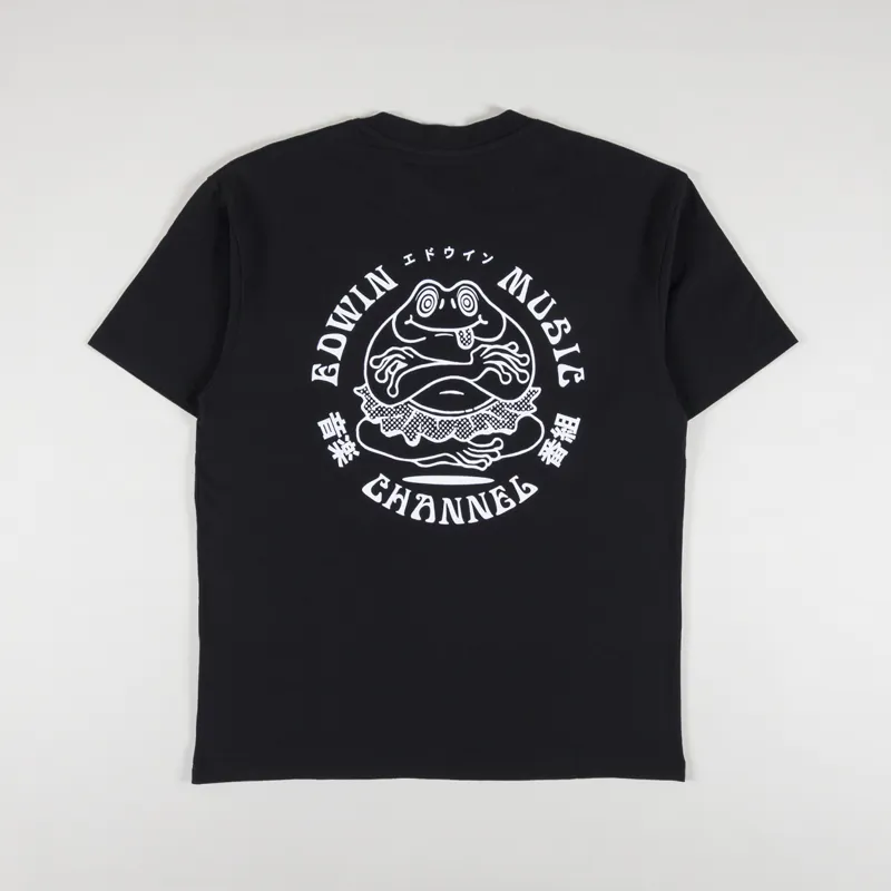 Edwin Music Channel T Shirt Black