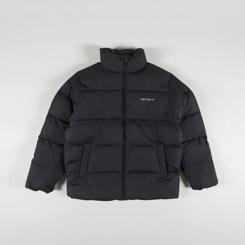 Carhartt WIP Mens Springfield Down Jacket Black Blacksmith